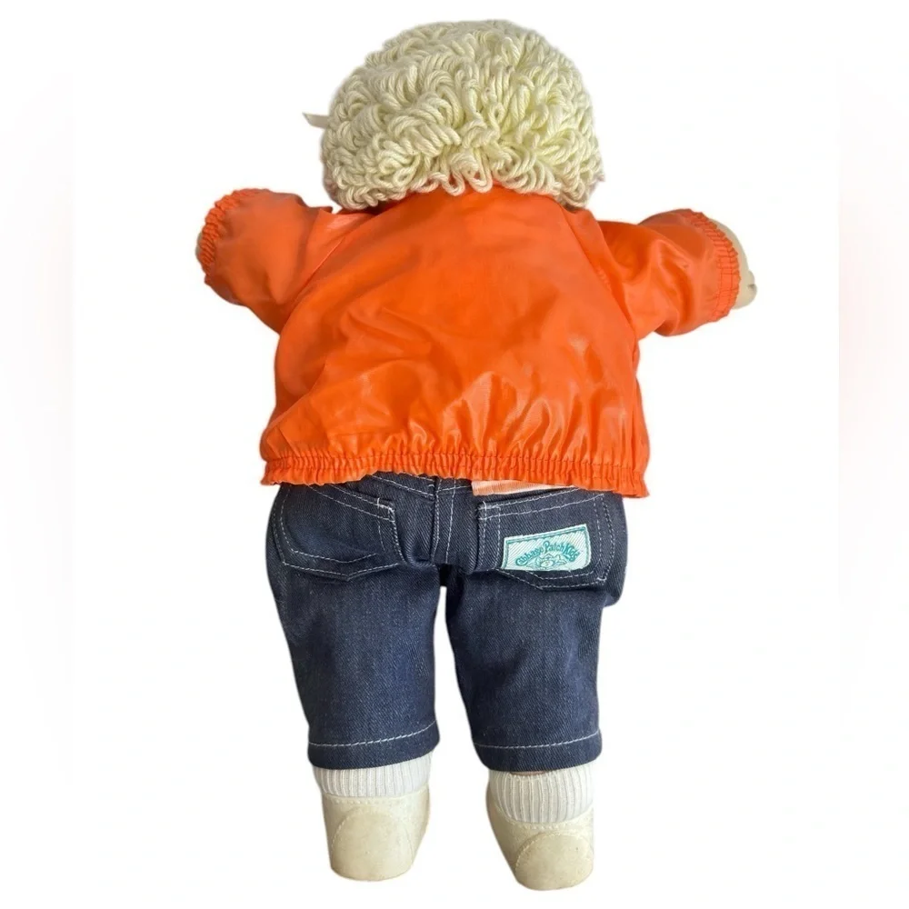 VTG Cabbage Patch Doll 1980's Blonde Hair Blue Eyes Xavier Roberts #25 Coleco Co